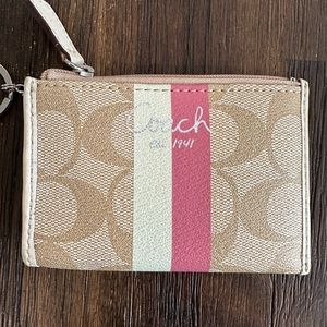 Coach mini coin purse